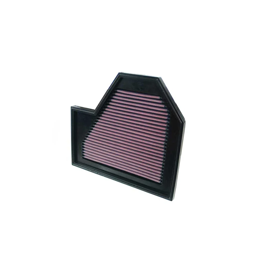 K&N 33-2352 Left-Hand (LH/Nearside) Engine Air Filter for BMW M5/M6 S85 5.0 V10 (E60 E61 E63 E64) 2004-2010 - High-Flow Washable Reusable Drop-In Panel Intake Filter, OEM Airbox Replacement Upgrade