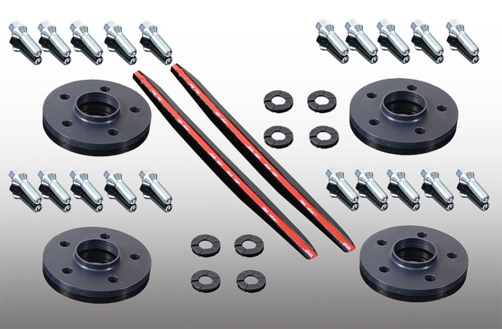 AC Schnitzer BMW X5 G05 Wheel Spacers 12mm Hub-Centric (2018+) – Track Widening / Flush Fit Stance Kit with Longer Bolts – Genuine Bolt-On Alloy Spacer Set – Part No. 3613305310