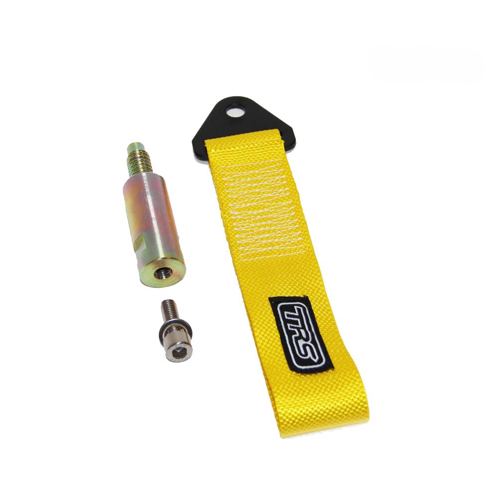 AIRTEC Motorsport Race Tow Strap Kit for Ford Focus ST/RS MK2 & MK3 and Fiesta ST150 TRS Strap with Screw-In Towing Eye Adapter, Front Direct-Fit, No Bumper Removal