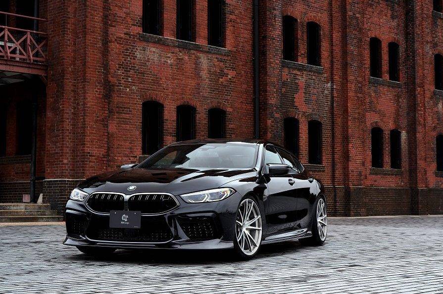 3DDesign Carbon Fibre Front Splitter for BMW M8 2019+ (F91 F92 F93) | Front Lip Spoiler, Chin Spoiler, Front Bumper Lip, Front Valance, Aero Lip – Pre-Preg 2x2 Twill CFRP – Fits M8 & M8 Competition Coupe, Convertible, Gran Coupe – Carbon Fiber