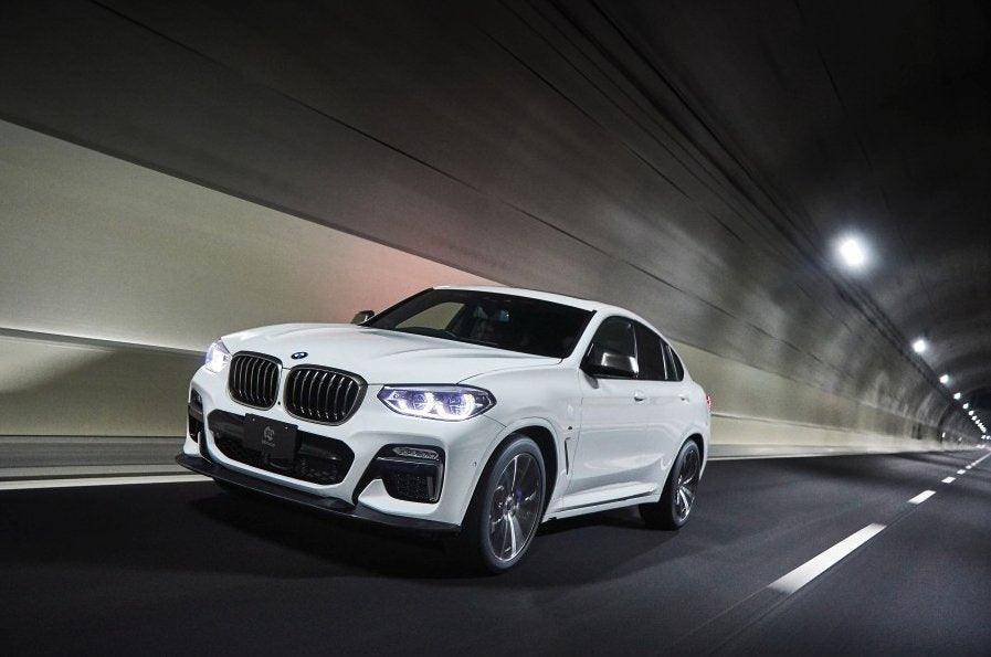 3DDesign Carbon Fibre Front Lip Spoiler Splitter for BMW X4 G02 (2018+) M Sport – CFRP 2x2 Twill Front Bumper Lip / Chin Spoiler / Front Valance Apron Extension / Lower Spoiler