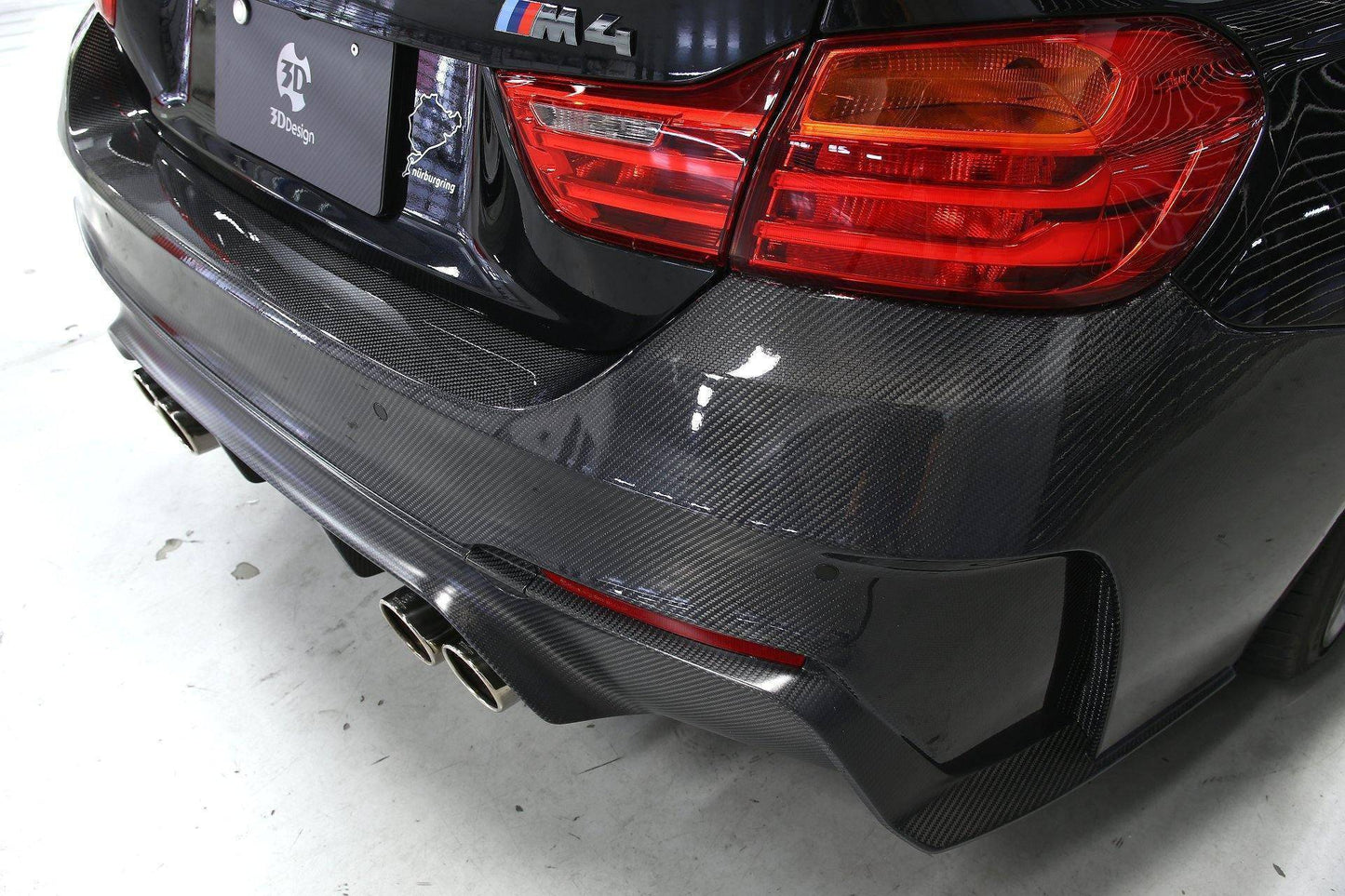 3DDesign Carbon Fibre Rear Bumper for BMW M4 (2015-2020, F82 F83)