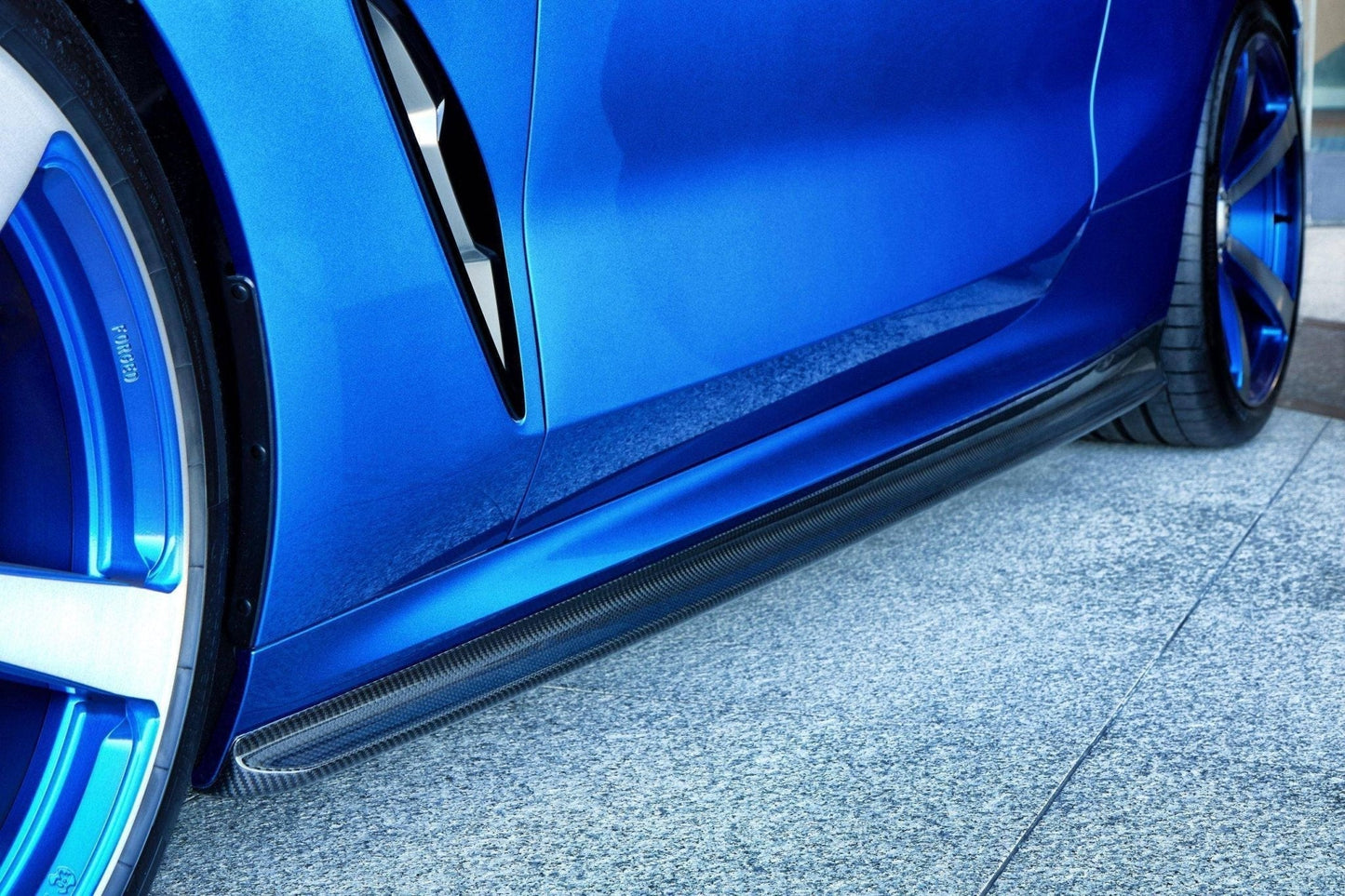 3DDesign Carbon Fibre Side Skirts / Rocker/Sill Extensions for BMW 8 Series G14 G15 & M8 F91 F92 (2019+, Coupe & Convertible) | CFRP Side Blades, Side Splitters, Ground Effects