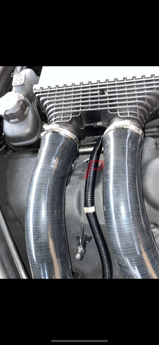 AP Design S55 Silicone Charge Pipes / Boost Pipes Kit for BMW M2 Competition F87, M3/M4 F80 F82 - Intercooler Hoses & Turbo Outlet Pipe Upgrade, 5-Ply, Billet Adaptors | F8X Charge/Boost Hose Replacement