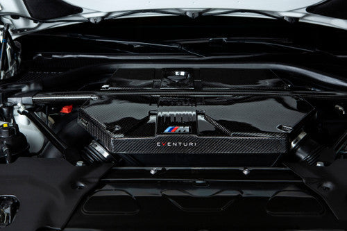 Eventuri Carbon Fibre Air Intake for BMW X3M & X4M (F97/F98, F9X S58) - Cold Air Induction Kit with Carbon Airbox Lid, Ram-Air Scoops & High-Flow Filters | Performance Turbo Intake Upgrade CAI