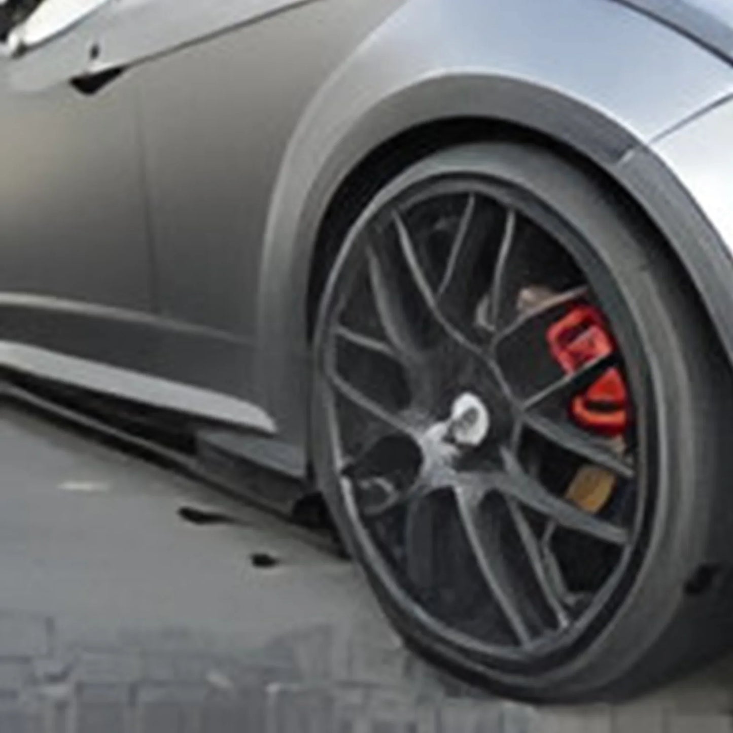 Ford Focus RS MK2 Facelift Splitter and Side Extensions