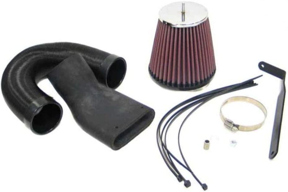 K&N 57i 57-0276 Cold Air Intake/Induction Kit for BMW E36 3 Series 318i 1.9 & 318Ti Compact (M44) - Cone Filter Performance Air Intake System | Washable Reusable High-Flow Filter | Bolt-On Upgrade