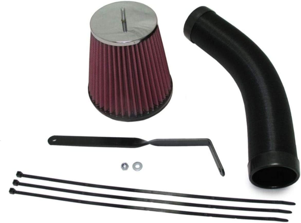 K&N 57-0446 Performance Air Intake for BMW Z3 1.9 4-Cyl (E36, 1996-2003) - Cold Air / Short Ram Induction Kit / Cone Filter Upgrade - High-Flow Washable Reusable Filter
