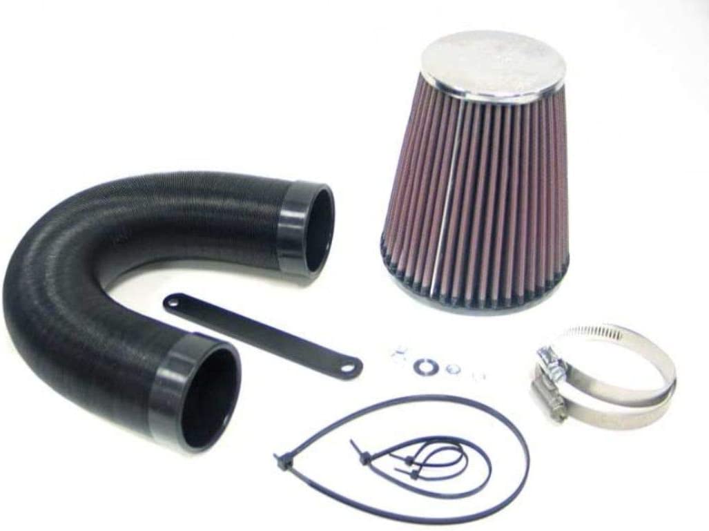 K&N 57-0164 Performance Cold Air Intake Induction Kit for BMW 3 Series E36 320i 2.0L (M50/M52) 1990-1999 – High-Flow Washable Filter
