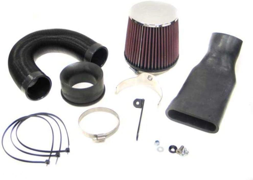 K&N 57-0393 Induction Kit / Cold Air Intake for BMW 3 Series E46 & E36 316i 318i 316Ci 318Ci (1.6 & 1.9 Petrol, 1998-2006) - Performance Cone Filter Upgrade / Air Filter Kit, High-Flow Washable Reusable Intake System