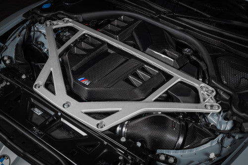 Eventuri Carbon Fibre/Fiber Intake - Cold Air Induction Kit (Matte/Satin) - BMW M3/M4 G80 G82 G83 G8X S58 - Carbon Airbox & Turbo Inlet Pipe Upgrade - CSL Strut Brace Compatible