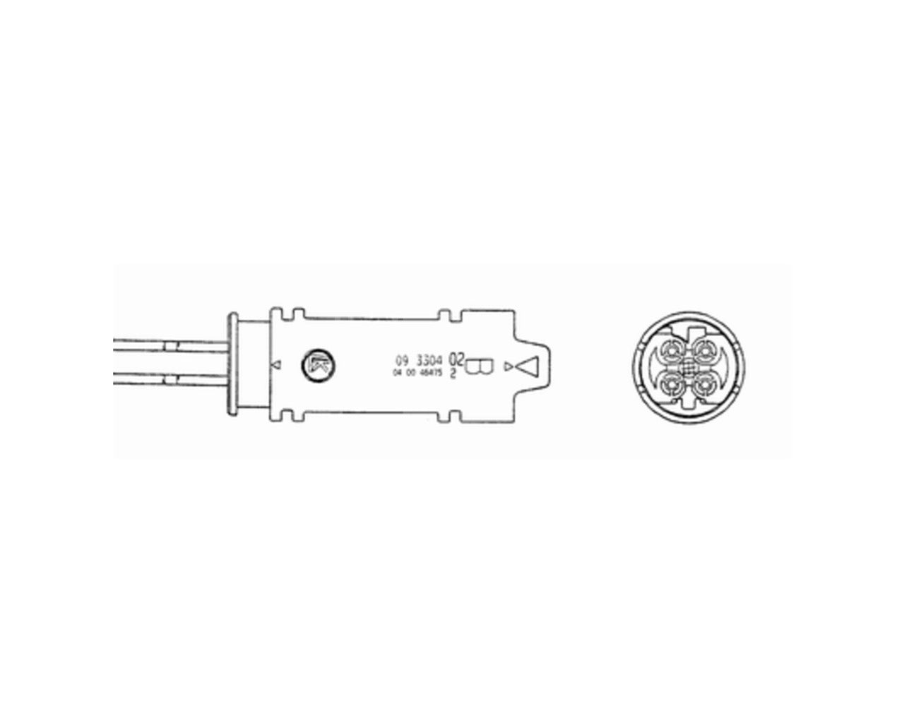 NTK NGK O2 Oxygen Lambda Sensor - NGK 5662 / NTK OZA660-EE5 - Fits BMW E36 E46 E38 E53 X5 Z3 - Upstream/Downstream Direct Fit