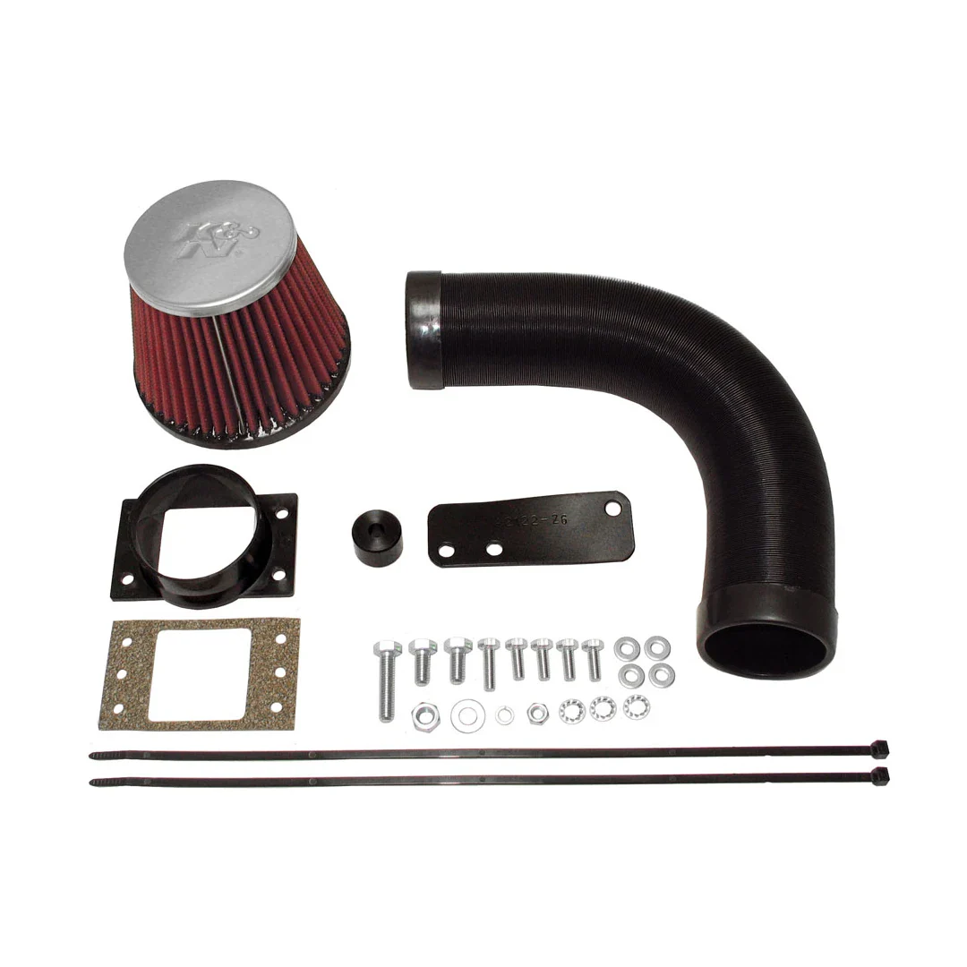 K&N 57-0070 Cold Air Intake / Induction Kit for BMW E30 3 Series M20 (320i 323i 325i, M20B20 M20B23 M20B25) 1982-1993 - Performance Cone Filter, Washable Reusable High-Flow Air Filter System