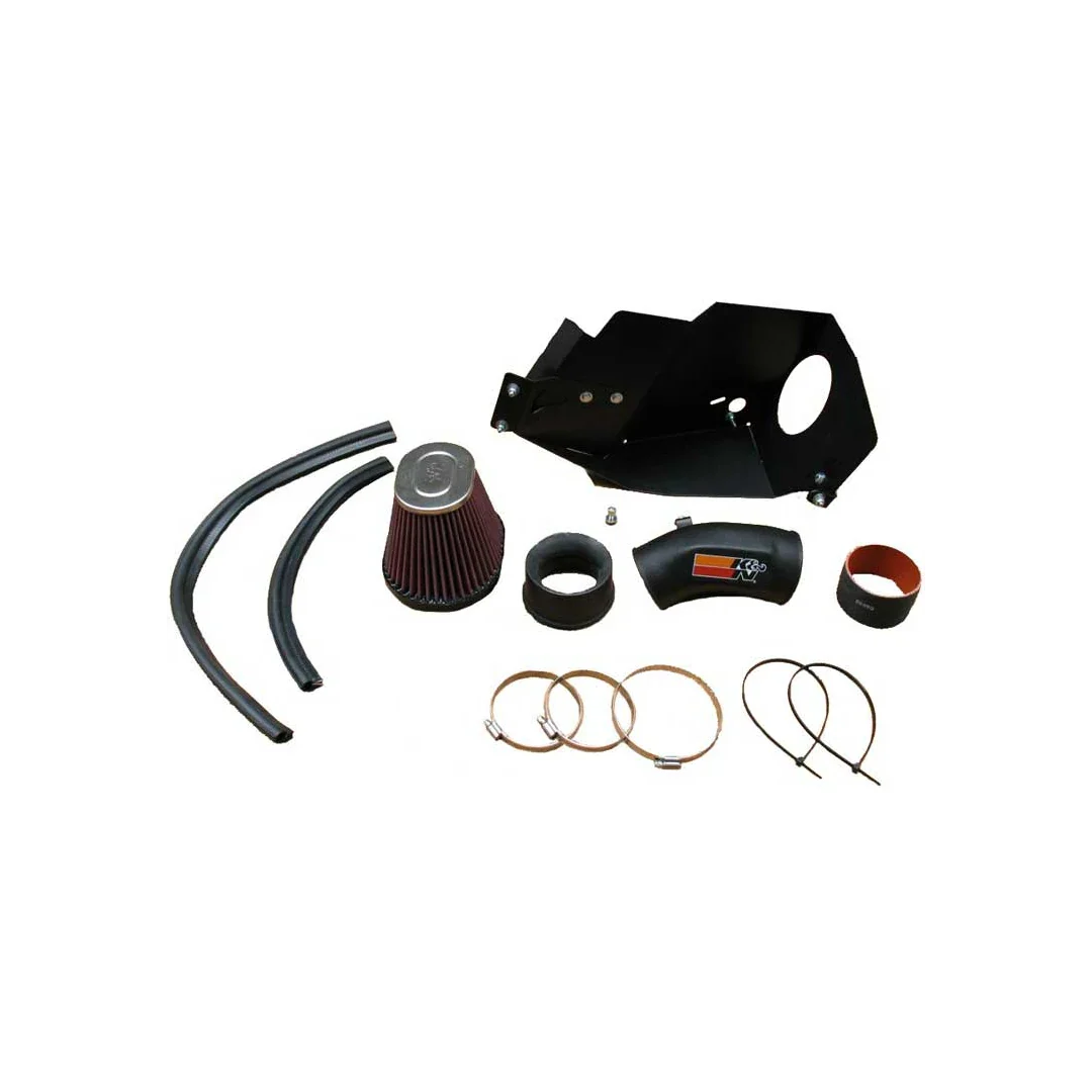 K&N 57i-1001 (57I1001) Induction Kit / Cold Air Intake for BMW E36 3 Series 323i 325i 328i 323Ti (1991-1999) – Performance Air Filter System, High-Flow Reusable Cone/Pod Filter, M50/M52 2.5/2.8 Bolt-On Upgrade