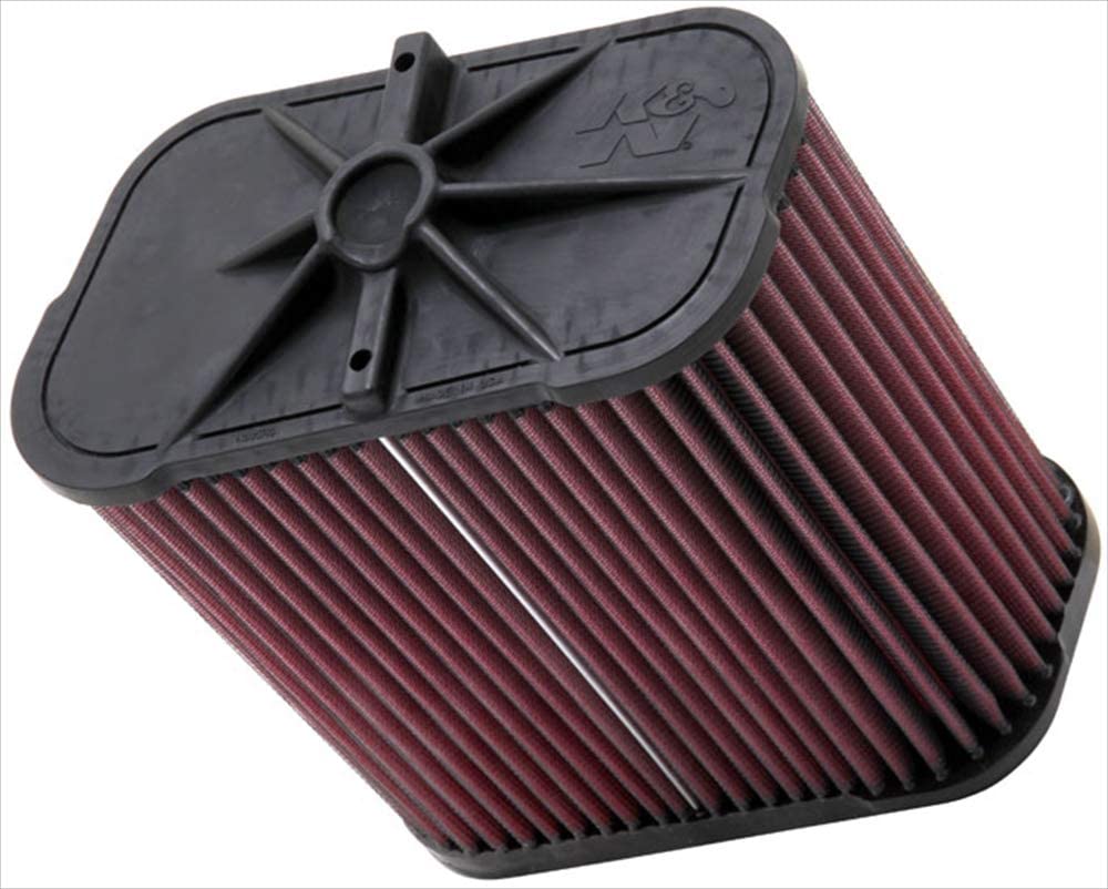 K&N E-2994 High Flow Panel Air Filter fits BMW M3 E90 E92 E93 S65 V8 2007-2013 | Washable Reusable Drop-In OEM Airbox Replacement | KN E2994 Performance Air Cleaner E9X M3 Intake Filter Upgrade