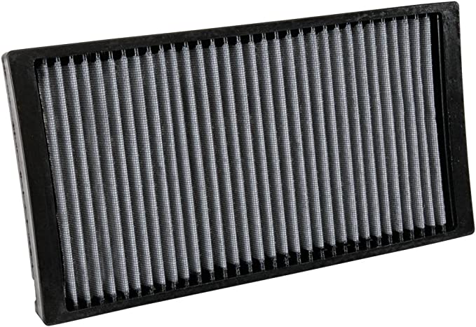 K&N VF4000 Cabin Air Filter for BMW - Reusable Pollen Filter, Direct-Fit for 5 Series (E60 E61 F07 F10 F11), 6 Series (E63 E64 F06 F12 F13), M5, M6 - Washable, High Airflow, OEM Fit