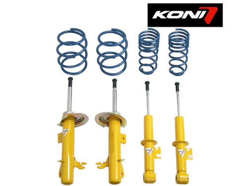 KONI Sport Yellow Shock & Spring Kit – BMW 5 Series E60 Saloon/Sedan (520i 523i 525i 530i 520d) – 30mm Front Drop – Performance Suspension Upgrade, Struts & Dampers, Non-EDC, Rear Air Compatible – Fast Road Handling