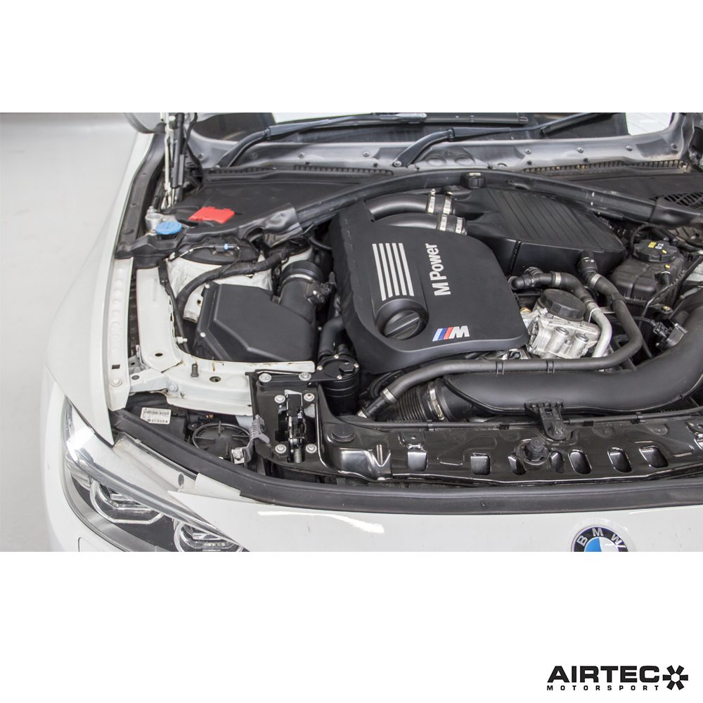 AIRTEC Motorsport S55 Low Temp Radiator LTR / Twin-Pass Chargecooler Heat Exchanger – BMW M2 Competition, M3, M4 (F87 F80 F82 F83) – Front Mount Intercooler Water Radiator – Direct Fit Plug & Play Cooling Upgrade – Track Day / Stage 1-2 Ready