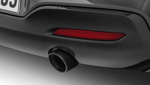 AC Schnitzer 90mm Black Ceramic Exhaust Tips Pair (2x) for BMW 1 Series F20/F21 M135i – Tailpipe Finishers/Trims, Twin Tip Set, 90 mm Outlet Upgrade