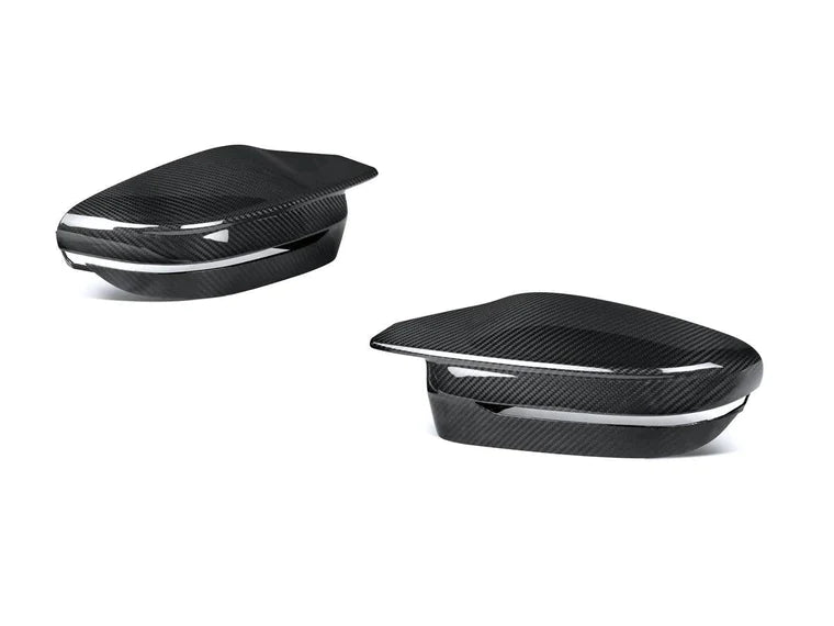 AUTOID TRE Dry Carbon Fibre (Carbon Fiber) Mirror Caps/Covers for BMW G42 M240i & G8X G80 M3 G82 M4 (2021+) - Pre-Preg 2x2 Twill, OEM Style Direct Replacement Wing/Side/Door Mirror Shells, Real Carbon