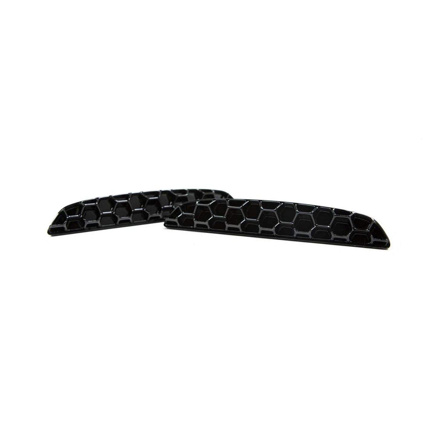Acexxon BMW X5M Honeycomb Rear Reflector Inserts In Gloss Black (F85)