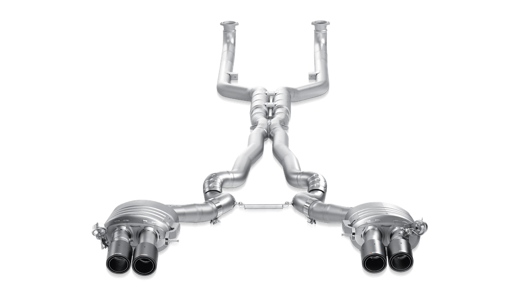 Akrapovic Evolution Line Titanium Cat-Back/Catback Exhaust for BMW M6 F12/F13 Coupe/Convertible (2012-2018) | Valved Switchable Resonated X-Pipe Performance Exhaust | S63 Twin-Turbo | ME-BM/T/5
