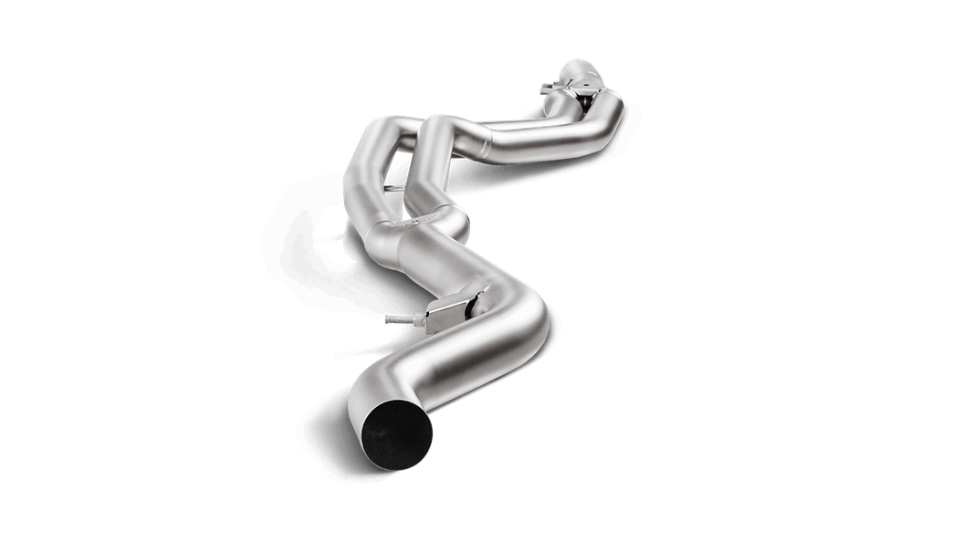 Akrapovic Evolution Link Pipe Set E-BM/SS/3 - Stainless Steel Mid Pipe/Centre Section for BMW M140i M240i B58 (F20 F21 F22 F23, 2016-2019) - Non-OPF/GPF/PPF - Twin Center Pipes Cat-Back Mid-Section Exhaust Upgrade 1 Series 2 Series