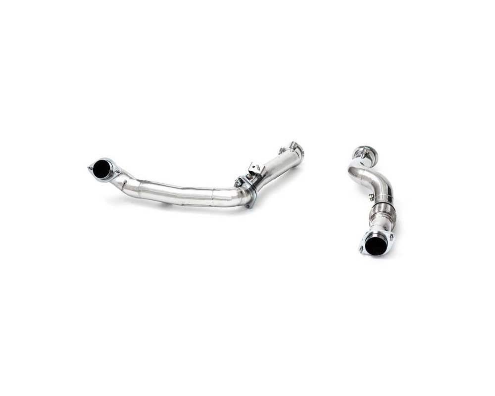 ARMYTRIX Catless Decat (Cat Delete) Turbo Downpipe/Down Pipe & Link Pipe with O2 Sensor/CEL Simulator for BMW M2 G87 (S58) 2023+ - High-Flow Turbo Outlet Front Pipe, Race/Track Off-Road Exhaust Upgrade, Stage 2 Ready