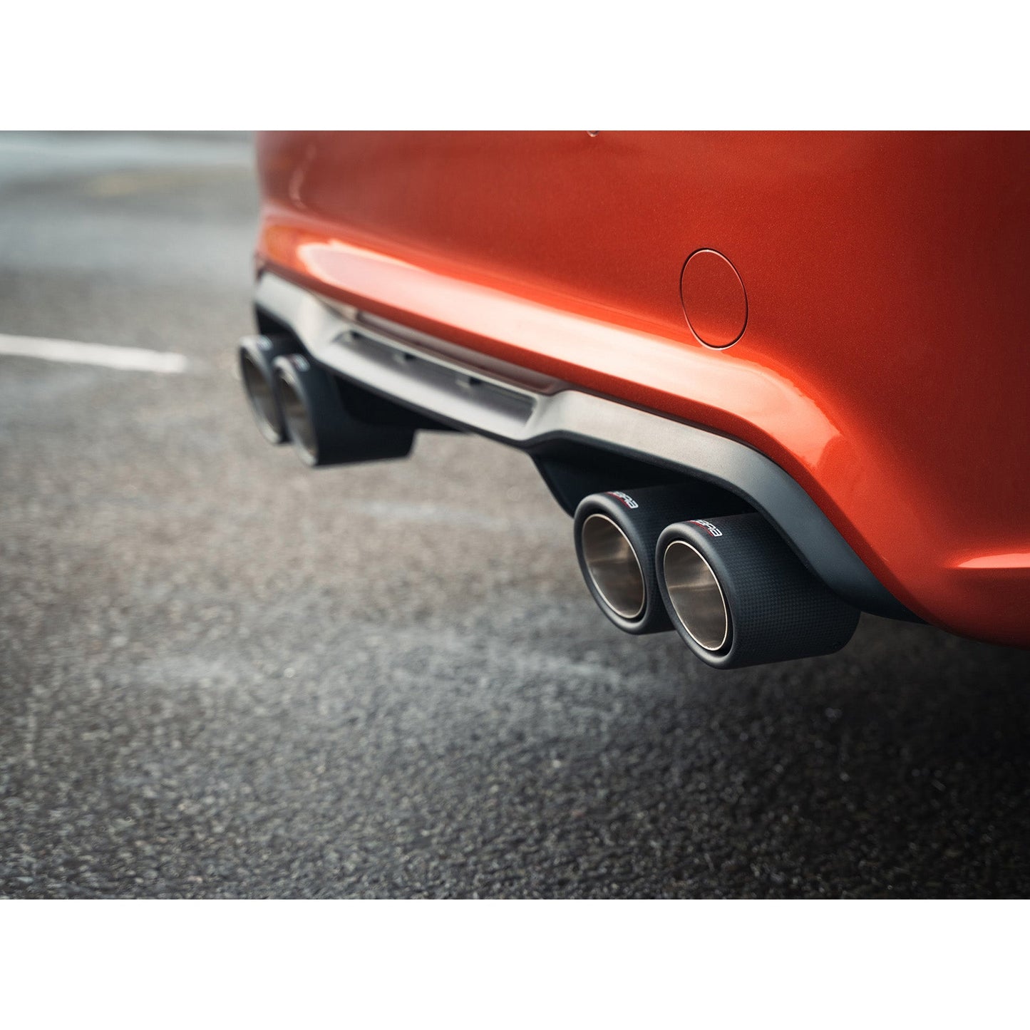 BMW M2 Competition F87 S55 Cobra Sport Venom Axle-Back Exhaust - Back Box Delete / Muffler Delete / Rear Silencer Delete - Non-Valved 3" (76mm) Piping, Quad 4" (101mm) Carbon Tips - UK-Made Race Rear Section