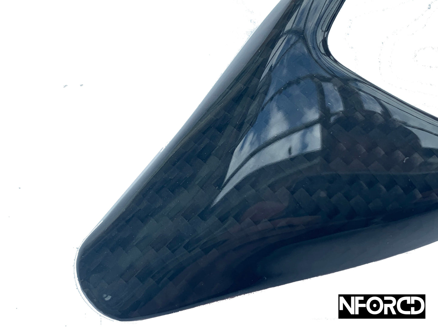 BMW F-Series Carbon Fibre Gear Shift/Selector/Lever Knob Trim Cover – Real Carbon Fiber Overlay, 3M VHB Adhesive – Fits F20 F21 F22 F30 F31 F34 (1/2/3 Series, LHD Only) – Shifter Cap Shell Interior Console Upgrade