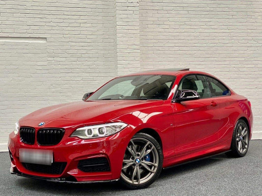 BMW F22 F23 M-SPORT Side Extensions (Gloss Black)