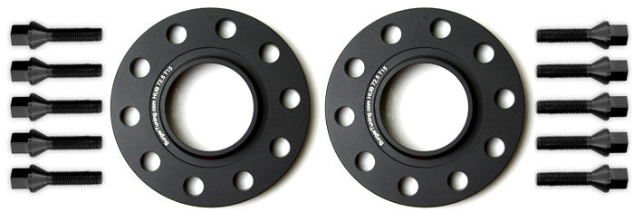 BMS BMW F-Chassis Hubcentric Wheel Spacers (Pair) with Extended Bolts 10mm 12mm 15mm 18mm 20mm - Burger Motorsports - F10 F20 F30 F80 M3 F82 M4