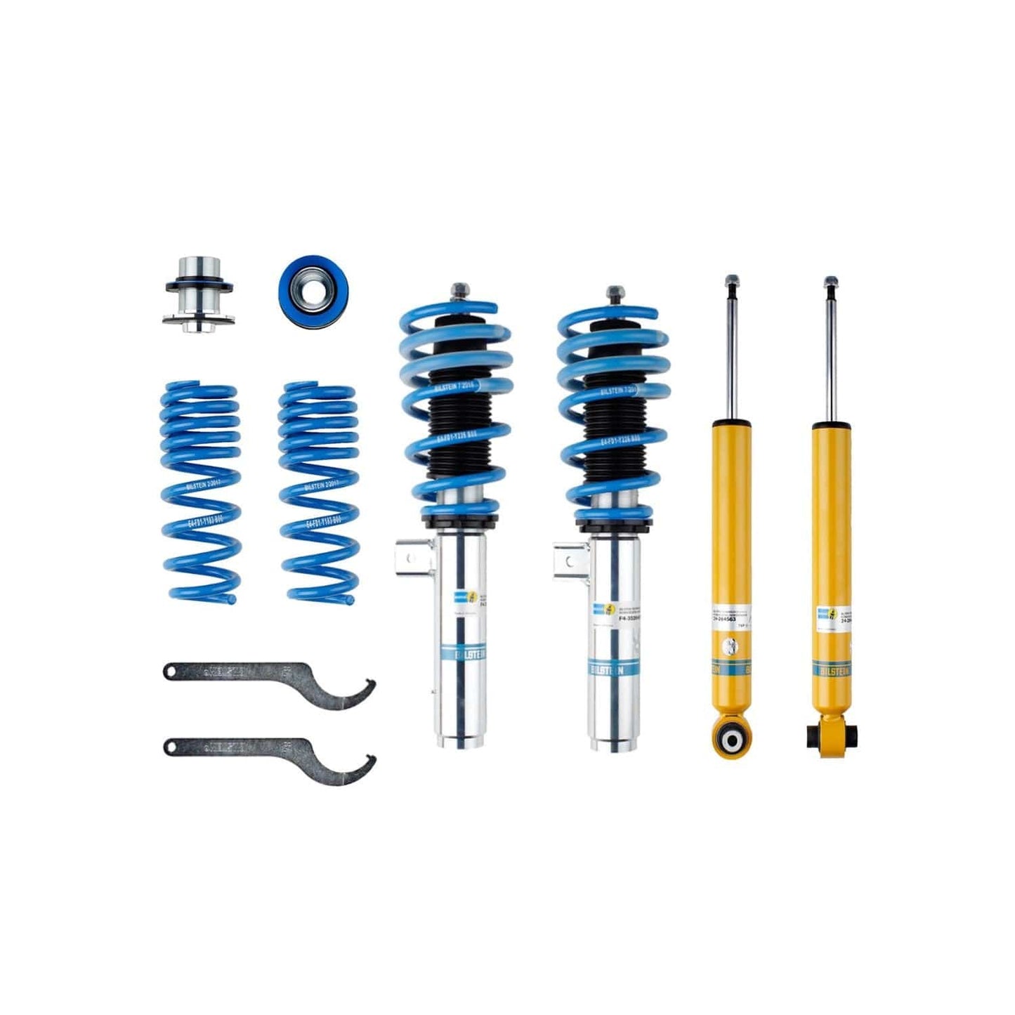 Bilstein B14 Height Adjustable Coilover Kit for BMW 1, 2, 3, 4 Series xDrive (F20 F21 F22 F23 F30 F31 F34 F32 F33 F36) - Fits M135i/M140i/M235i/M240i/335i/340i/440i - 30-50mm Lowering - Part No. 47-264625