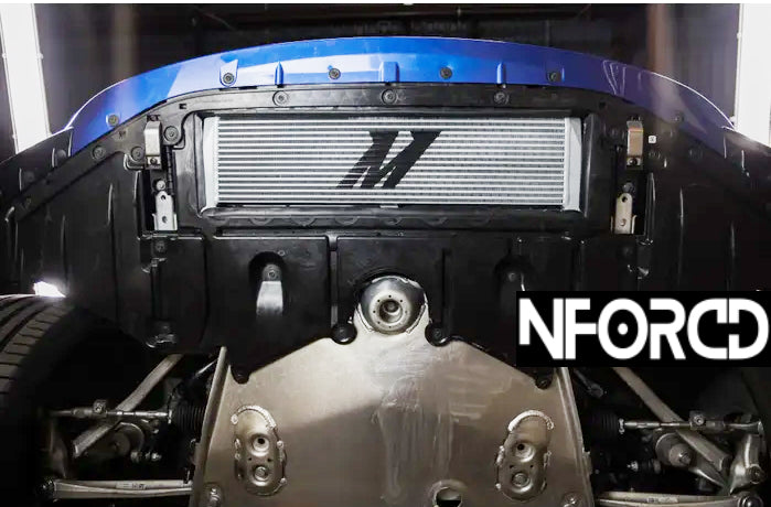 Mishimoto BMW S58 Engine Oil Cooler Kit - Direct-Fit Uprated Bar-and-Plate Aluminium Oil Radiator/Heat Exchanger for G80 M3, G82/G83 M4, G87 M2 (2021+, Comp & xDrive) - 41% Larger Core, Heavy-Duty Track-Ready OEM Replacement