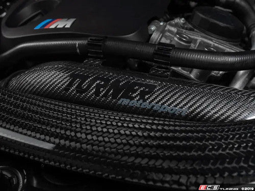 Turner Motorsport S55 Carbon Fibre (Fiber) Induction Kit / Cold Air Intake System – BMW M3 M4 M2 Competition F80 F82 F83 F87 F8X – Performance Airbox & Inlet Pipes for Twin-Turbo S55