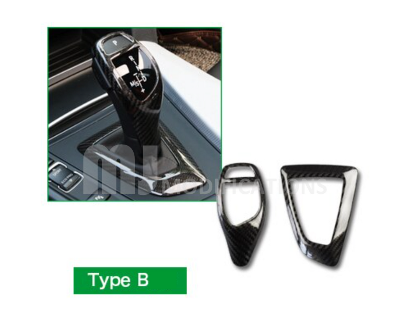 BMW Carbon Fibre Gear Selector Covers