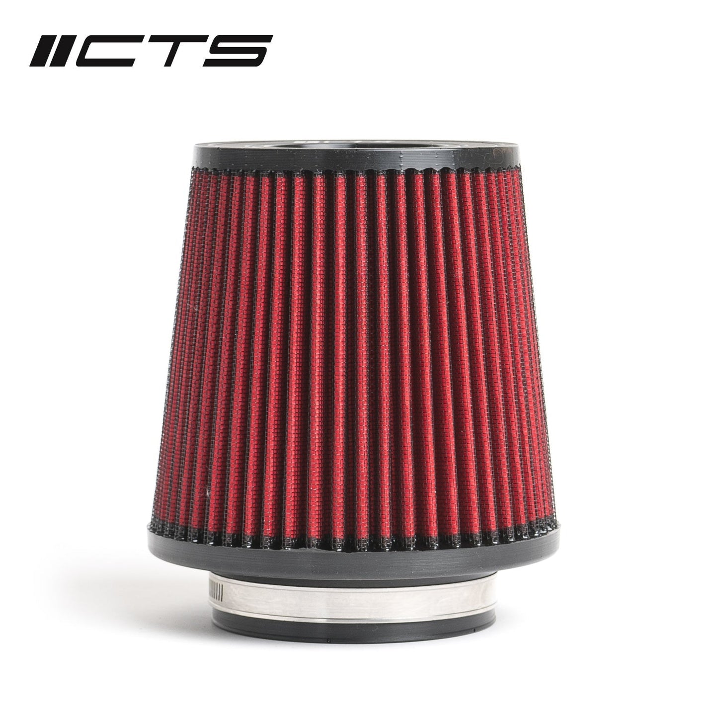 CTS Turbo CTS-AF-800 95mm (3.75") Short Tapered Cone Intake/Induction Air Filter – Direct Replacement for CTS-IT-800 – Fits BMW N55 F-Series M135i M235i 335i 435i M2 – Low-Profile Universal 95mm Performance Filter Element + Clamp (CTS-IT-800-20/30)
