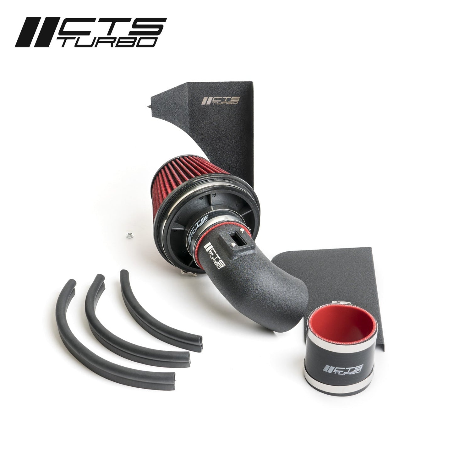 CTS Turbo BMW B58 3.0L Performance Cold Air Intake/Induction Kit - M140i M240i 340i 440i (F22 F23 F30 F32 F33 F34 F36) 2015-2018 | 6" Velocity Stack, 3.5" Aluminium Pipe, Twin Heat Shields | CTS-IT-340