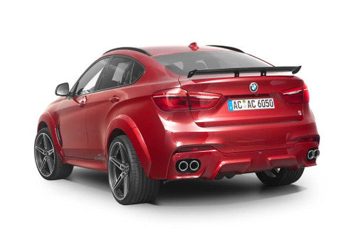 AC Schnitzer (ACS) Carbon Fibre/Carbon Fiber Rear Wing Spoiler for BMW X6 M F86 (2015-2019) - Performance Carbon Aero Tailgate/Boot Wing, Gloss Black Brackets, OEM+ Fitment X6M