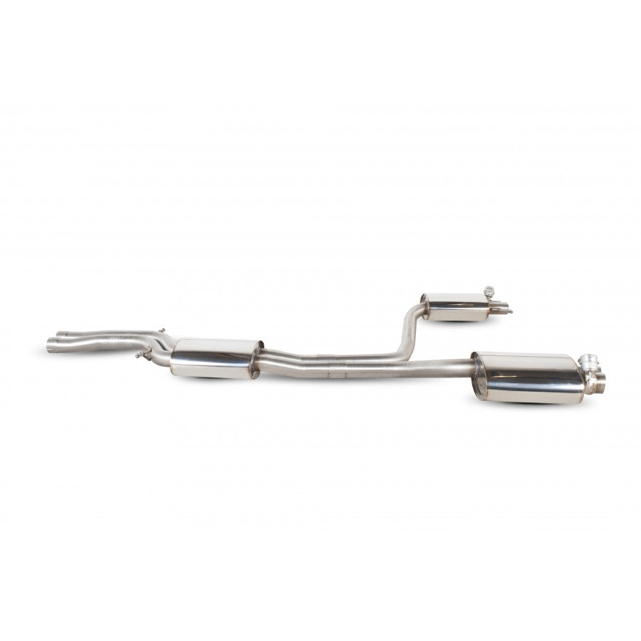 Scorpion Exhausts - RESONATED Exhaust System Inc Valve - Audi RS4 B8 / RS5 8T