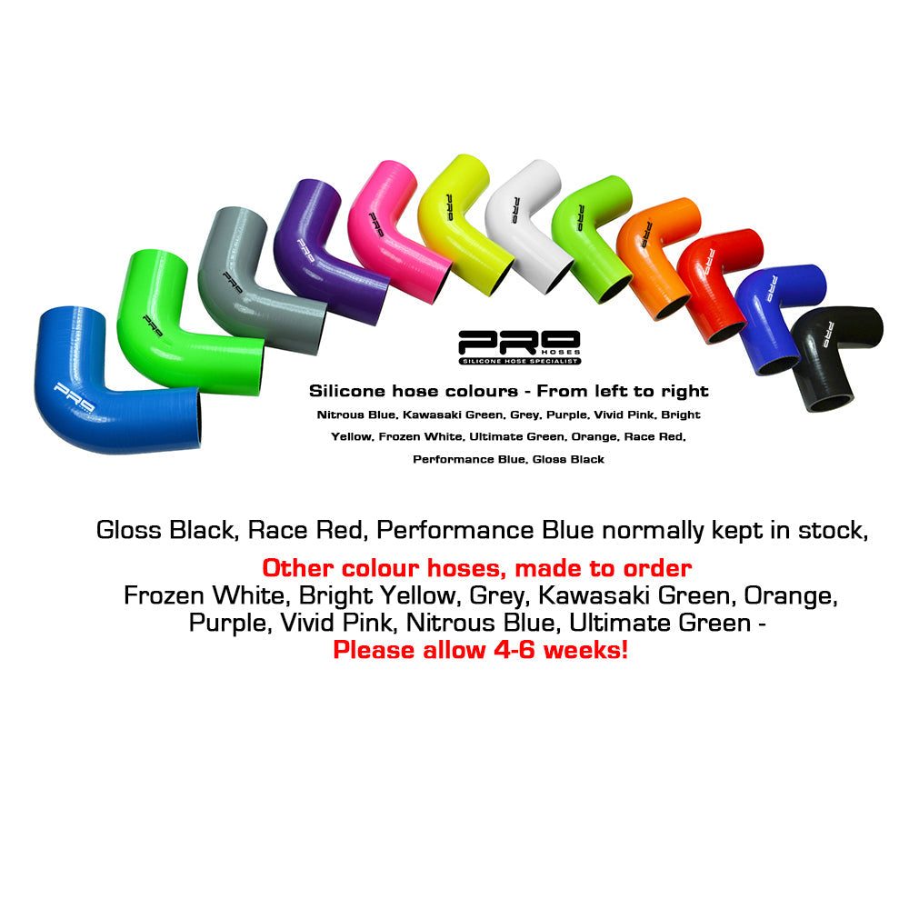 Pro Hoses Silicone Coolant and Radiator Hose Kit for VW/Volkswagen Golf Mk4 R32 3.2 VR6 RHD - 4 Piece Performance Replacement/Upgrade - Fits UK Right Hand Drive - Golf