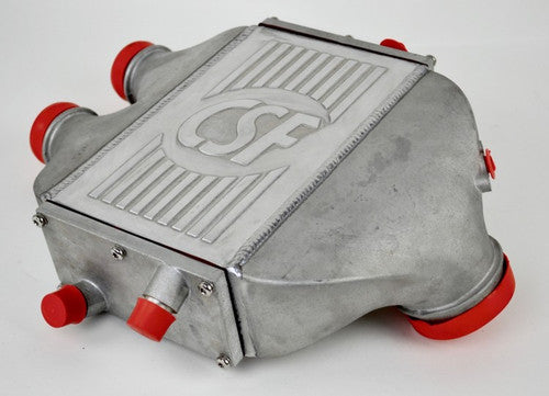CSF Top Mount Intercooler / Charge-Air Cooler (TMIC) - Raw Aluminium - BMW M3 M4 F8X F80 F82 F83 S55 - Water-to-Air Intake Manifold Intercooler Brick - Direct Fit Plug and Play Uprated Intercooler Upgrade