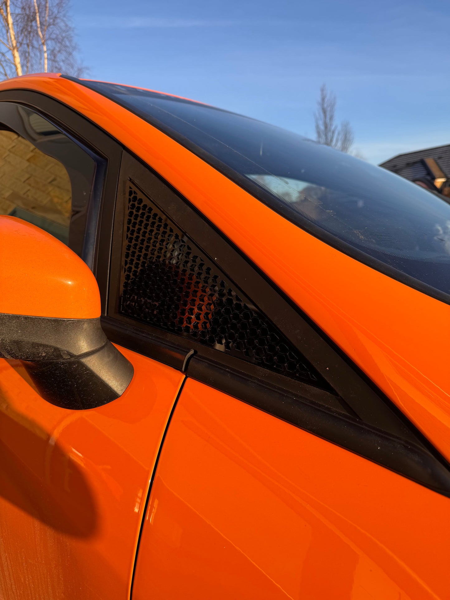 MK8 / MK8.5 Ford Fiesta Front Quarter Window Panels - Flag Edition