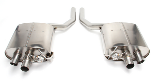 Dinan Free Flow Valved Exhaust (No Tips) for BMW 7 Series 750i F01 & 750Li/750iL F02 2009-2015 - Stainless Steel, Zero Drone, Direct Bolt-On Using Factory Tips