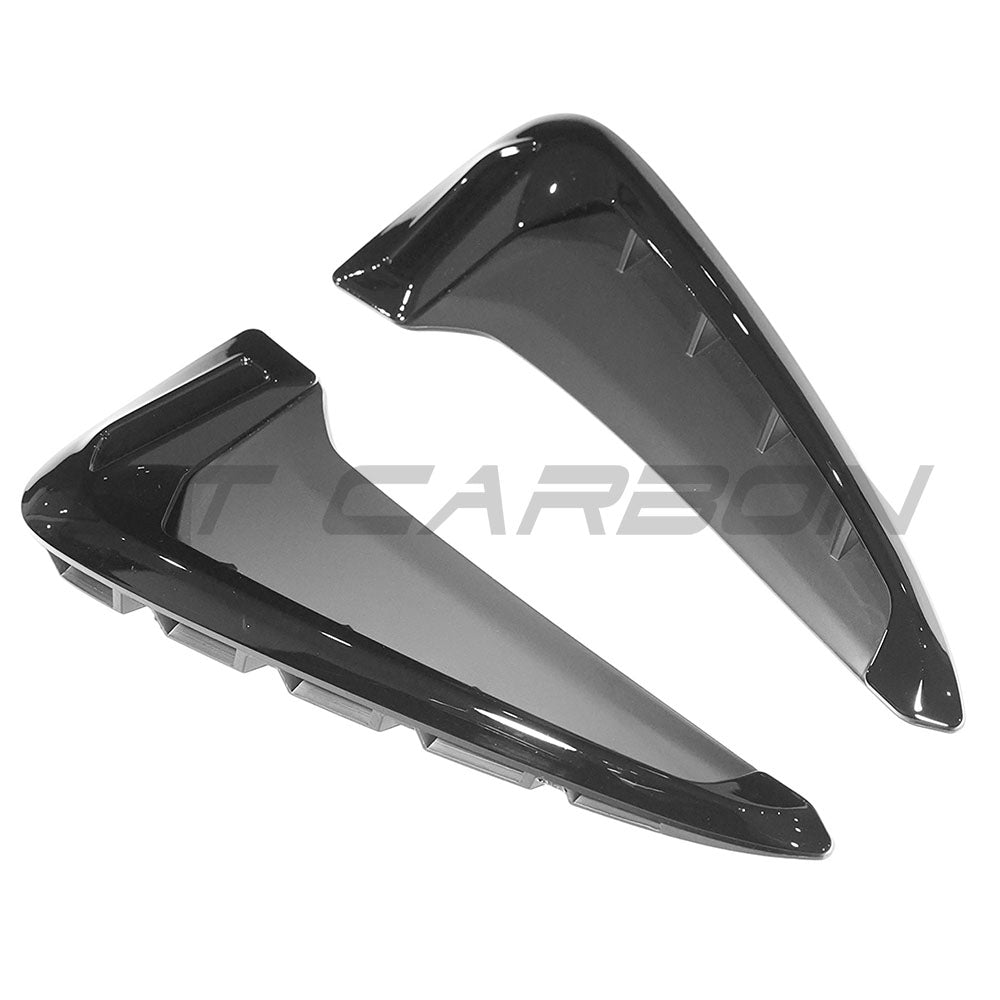 BMW X5 F15 2014–2018 Gloss Piano Black Side Vent Surrounds – Wing/Fender Air Breather Trim Covers, Side Grille Garnish, Dechrome Shadowline Styling