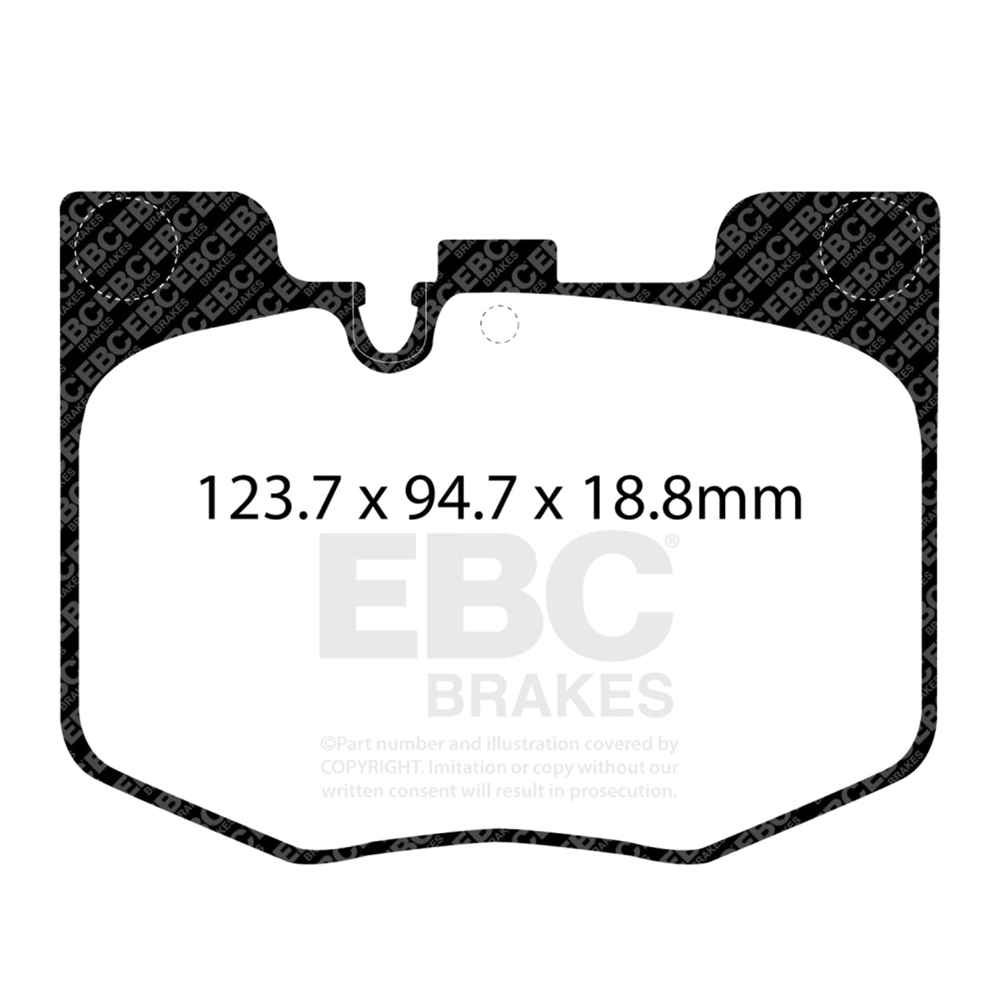 EBC Toyota Supra GR RP-1 Full Race Front Brake Pads (A90)