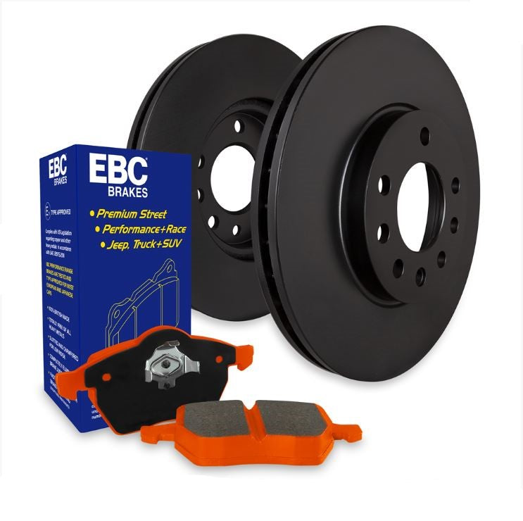EBC Orangestuff Motorsport Rear Track/Race Brake Kit for Nissan Skyline R32 R33 R34 (GTS-T, GT-T, GT-R RB20/RB25/RB26) & 300ZX Z32/GZ32 | 295mm Rear Discs/Rotors | Drift/Time Attack | PD05KR547 | DP9826 Pads + D699 Discs