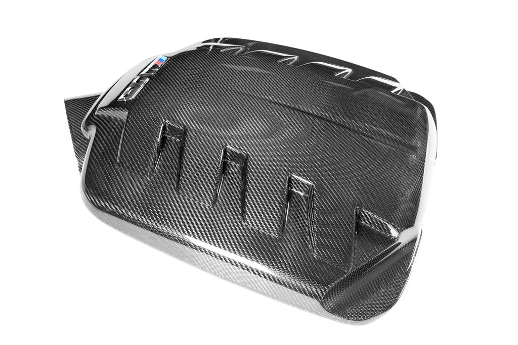 Eventuri Matte/Matt Carbon Intake Plenum for BMW M3 E90 E92 E93 (E9X) S65 V8 - Carbon Air Chamber/Resonance Box, CSL-Style ITB Induction Sound Upgrade - Direct OEM Replacement Airbox Plenum w/ Velocity Stacks (EVE-E9X-CF-PLM-MATTE)