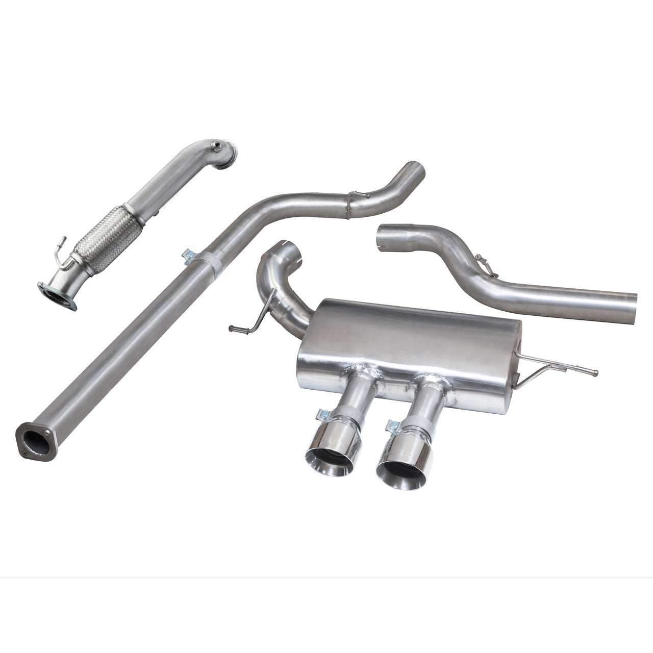 Ford Focus ST250 Mk3 (2012-2018) 2.0 EcoBoost 3" Turbo-Back/Downpipe-Back/Cat-Back Performance Exhaust System | Cobra Sport T304 Stainless | Resonated or Non-Res | De-Cat or Sports Cat | Twin 4" or Oval Tips