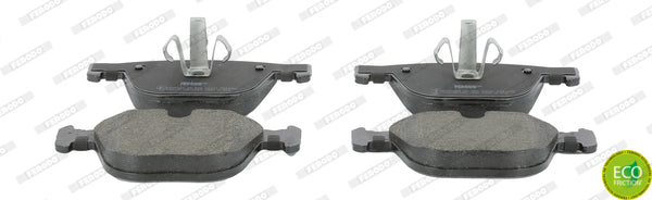 Ferodo FDB4285 Eco-Friction Disc Brake Pad Set for BMW F10 F11 F07 5 Series, F06 F12 F13 6 Series, F01 F02 7 Series & Alpina B7 - ATE Caliper OE Replacement, Wear Sensor Ready, Low Dust Quiet (Pads Only, Piston Clip Included)